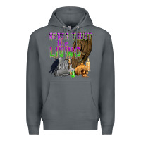 Rock Never Trust The Living Premium Hoodie - texasbilliewilder
