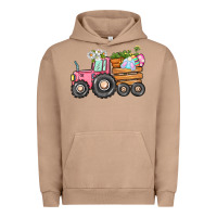 Pigment Burro Easter bunny tractor Urban Hoodie - CowGirlArtShop