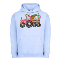 Pigment Grape Ice Easter bunny tractor Urban Hoodie - CowGirlArtShop