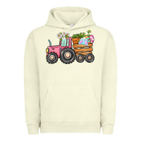 Pigment Pistachio Easter bunny tractor Urban Hoodie - CowGirlArtShop