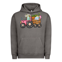 Pigment Tornado Easter bunny tractor Urban Hoodie - CowGirlArtShop