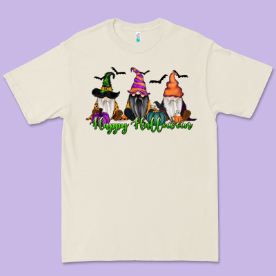 Happy Halloween Gnome Pumpkin Premium Tee Designed By Ranaportraitstore