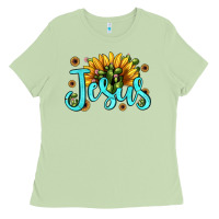 Matcha jesus sunflower Ladies Tee - JahusDesignShop