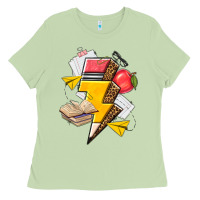 Matcha teacher lightning bolt Ladies Tee - texasbilliewilder