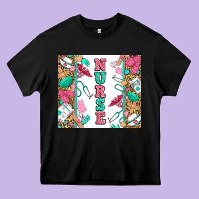 Nurse Heavy Core Tee Designed By Zillion Design Studio