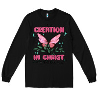 Black new creation in christ 2 corinthians5.17 Long Sleeve Tee - MaliasSmallBusiness