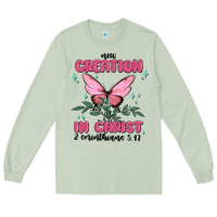 Matcha new creation in christ 2 corinthians5.17 Long Sleeve Tee - MaliasSmallBusiness