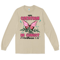 Mushroom new creation in christ 2 corinthians5.17 Long Sleeve Tee - MaliasSmallBusiness