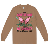 Toasted Coconut new creation in christ 2 corinthians5.17 Long Sleeve Tee - MaliasSmallBusiness