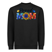 Black proud mom autism Heavyweight Sweatshirt - BarkalooDesign