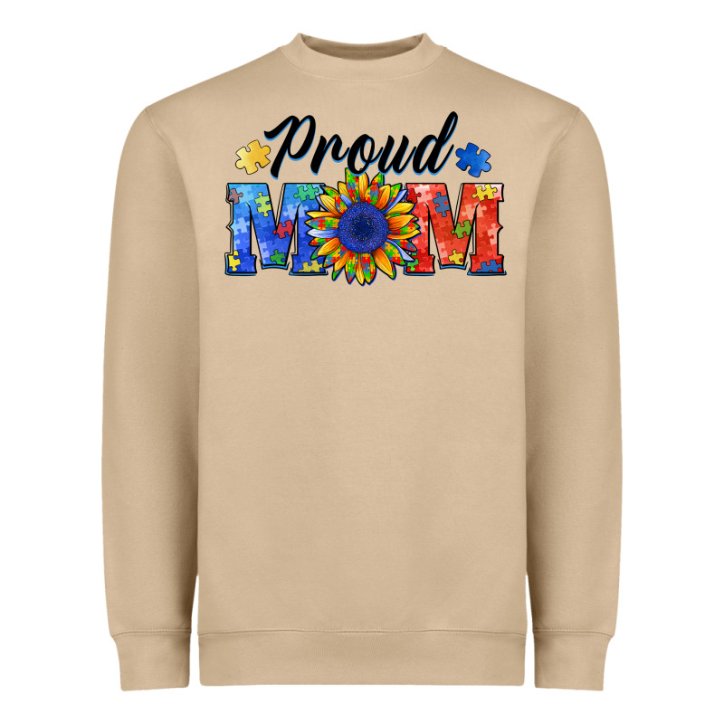 Proud Mom Autism Heavyweight Sweatshirt by BarkalooDesign | Teevron