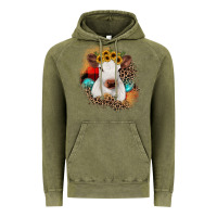 Vintage Olive christmas heifer Vintage Hoodie - JahusDesignShop