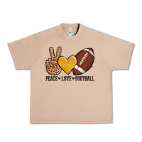 Burro peace love football Urban Heavy Tee - AdoDesignShop