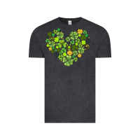 Heart Shaped Clover Vintage Tee | Teevron