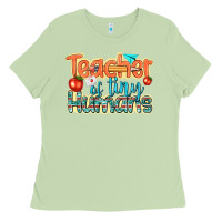 Matcha teacher of tiny humans Ladies Tee - texasbilliewilder