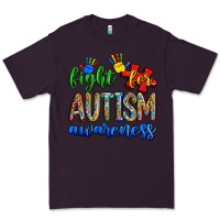 Plum fight for autism awareness Premium Tee - Zillion Design Studio