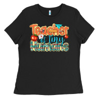 Black teacher of tiny humans Ladies Tee - texasbilliewilder