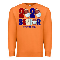 Quarantined Senior 2020 American Football Premium Sweatshirt | Teevron