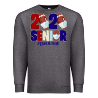 Charcoal Heather Quarantined Senior 2020 American Football Premium Sweatshirt - Bettercallsaul