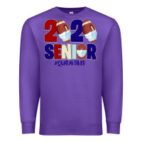 Purple Quarantined Senior 2020 American Football Premium Sweatshirt - Bettercallsaul