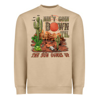Mushroom aintgoin down til the sun comes up desert Heavyweight Sweatshirt - NancyCooperArtShop