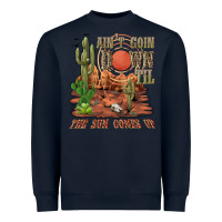 Navy aintgoin down til the sun comes up desert Heavyweight Sweatshirt - NancyCooperArtShop