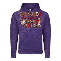 Cloud Purple diamonds are a girl's best friend baseball Vintage Hoodie - Jasminsmagicworld