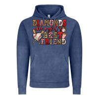Vintage Denim diamonds are a girl's best friend baseball Vintage Hoodie - Jasminsmagicworld