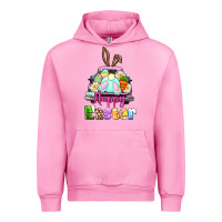 Fuchsia Pink Bunny Happy Easter truck Urban Hoodie - CowGirlArtShop