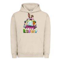 Pigment French Oak Bunny Happy Easter truck Urban Hoodie - CowGirlArtShop