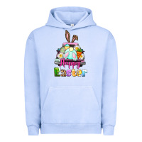 Pigment Grape Ice Bunny Happy Easter truck Urban Hoodie - CowGirlArtShop