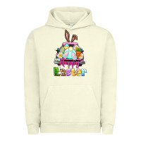 Pigment Pistachio Bunny Happy Easter truck Urban Hoodie - CowGirlArtShop
