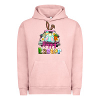 Pigment Salmon Bunny Happy Easter truck Urban Hoodie - CowGirlArtShop