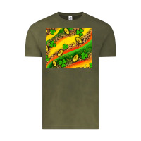 Vintage Olive st patricks coin and shamrock Vintage Tee - AdoDesignShop