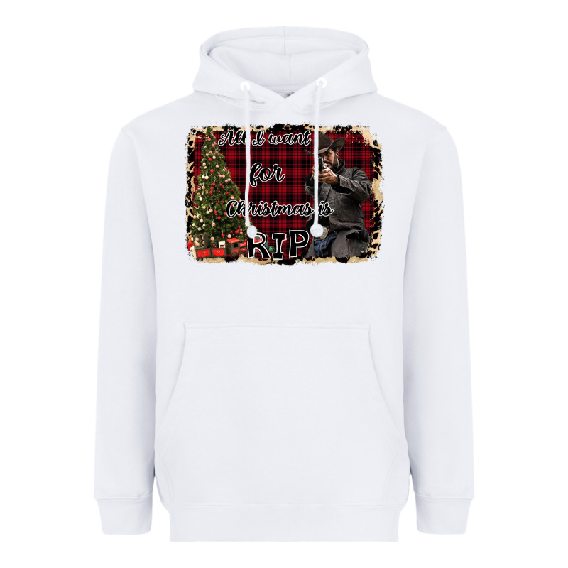 All I Want For Christmas Is Rip Heavyweight Hoodie by Bettercallsaul | Teevron