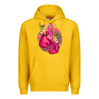 Lemon cancer boxing gloves with ribbon Premium Hoodie - NancyCooperArtShop