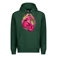 Sports Green cancer boxing gloves with ribbon Premium Hoodie - NancyCooperArtShop
