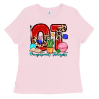 Bubblegum Pink ot occupational therapist Ladies Tee - Zillion Design Studio