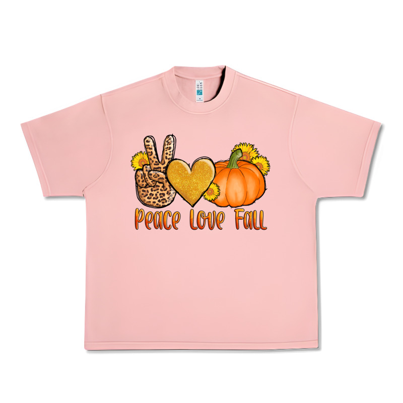 Peace Love Fall Urban Heavy Tee by AdoDesignShop | Teevron