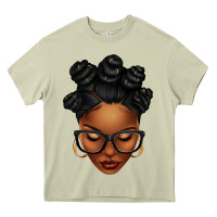 Mossy afro woman with bantu knots Heavy Core Tee - texasbilliewilder