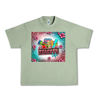 Oil Green teacher life Urban Heavy Tee - AdoDesignShop