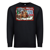 Black christmas is best at the farm Premium Sweatshirt - RanaPortraitStore