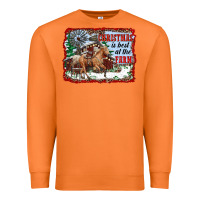 Carrot christmas is best at the farm Premium Sweatshirt - RanaPortraitStore