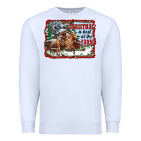 White christmas is best at the farm Premium Sweatshirt - RanaPortraitStore