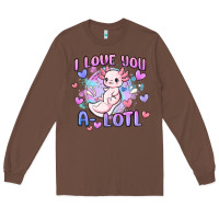 Chestnut love you a lotl Long Sleeve Tee - MaliasSmallBusiness