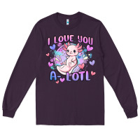 Plum love you a lotl Long Sleeve Tee - MaliasSmallBusiness