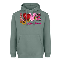 Sage valentine's day love like jesus Heavyweight Hoodie - RanaPortraitStore