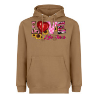 Toasted Coconut valentine's day love like jesus Heavyweight Hoodie - RanaPortraitStore