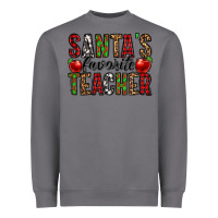 Storm santa's favorite teacher Heavyweight Sweatshirt - Jasminsmagicworld
