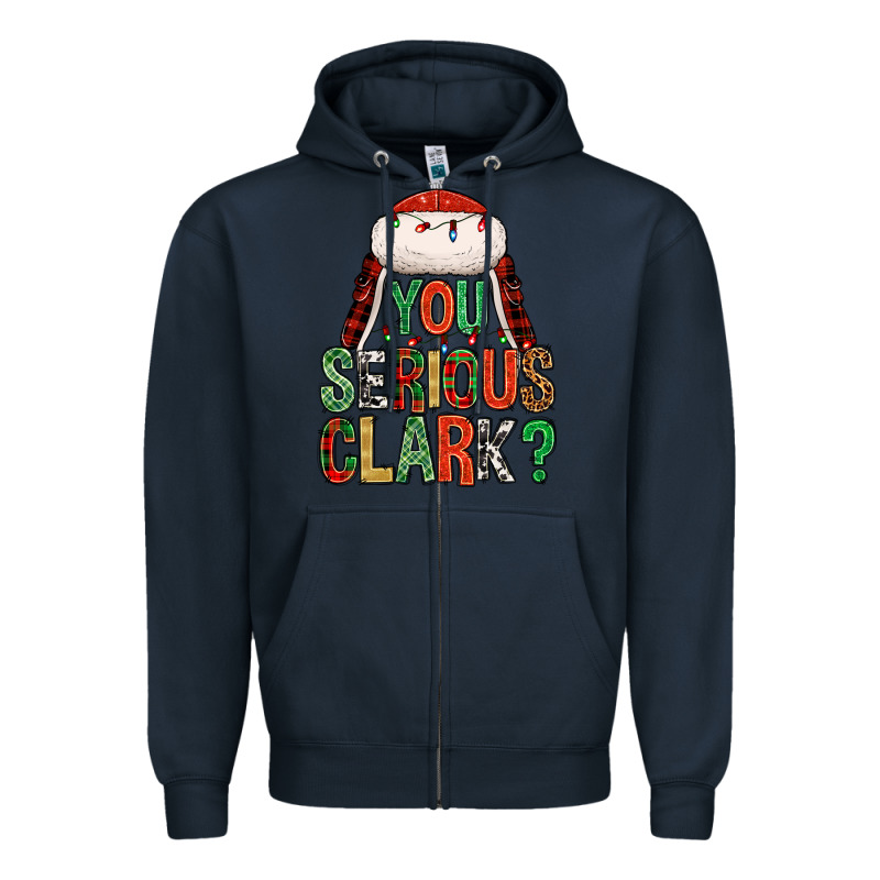 You Serious Clark Zipper Hoodie by NancyCooperArtShop | Teevron